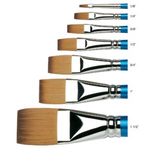 Winsor & Newton COTMAN séria 666 ploché jednoťahové – krátka rukoväť