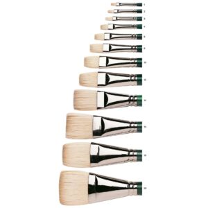 Winsor & Newton WINTON štetinové krátke ploché štetce na olejové farby