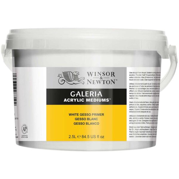 094376885514-W&N-GALERIA-MEDIUM-2.5-LITRE-WHITE-GESSO-PRIMER-WN3055948