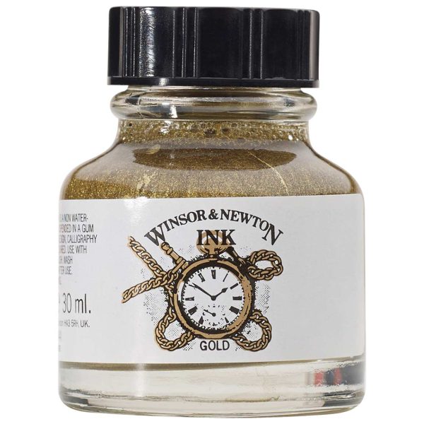 5012572003391-W&N-DRAWING-INKS-POT-30ML-GOLD.
