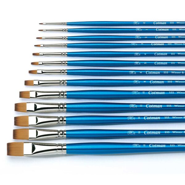 Cotman-Brush-555-Short-FlatBright-Long-Handle