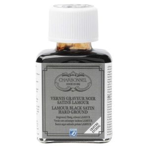 Charbonnel čierny saténový lak 75 ml