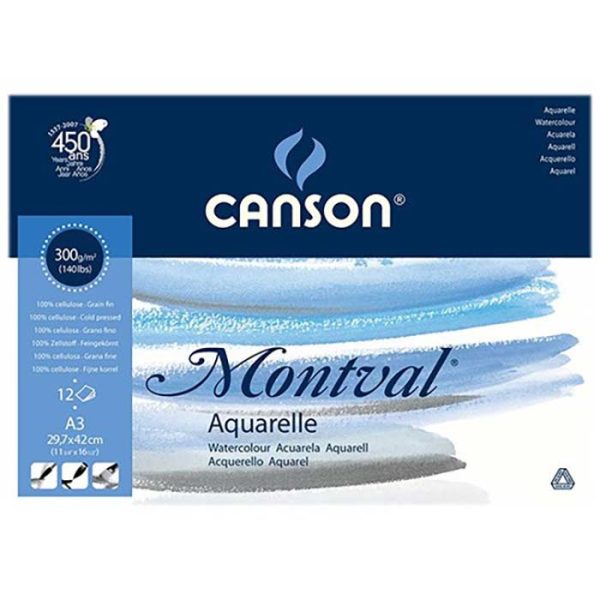 Canson-Montval-Aquarelle-blok-papiera-A3-300g-3148958073206