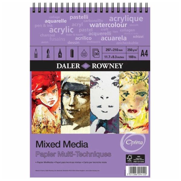 Daler-Rowney-Mixed-Media-250g-A4-5011386094120